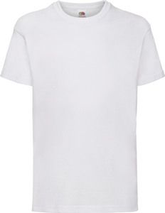 Fruit of the Loom SC221B - T-Shirt Enfant Coton Blanc