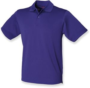 Henbury H475 - Polo Homme Coolplus® Bright Purple