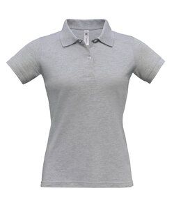 B&C BA370 - Polo Femme Safran Heather Grey