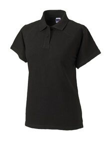 Russell Europe R-569F-0 - Ladies` Pique Polo Noir