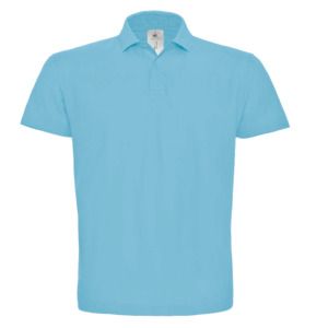 B&C CGPUI10 - Polo à Manches Courtes pour Homme Light Blue