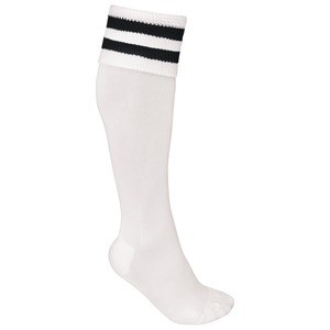 ProAct PA015 - STRIPED SPORTS SOCKS > CHAUSSETTES DE SPORT RAYÉES Blanc-Noir