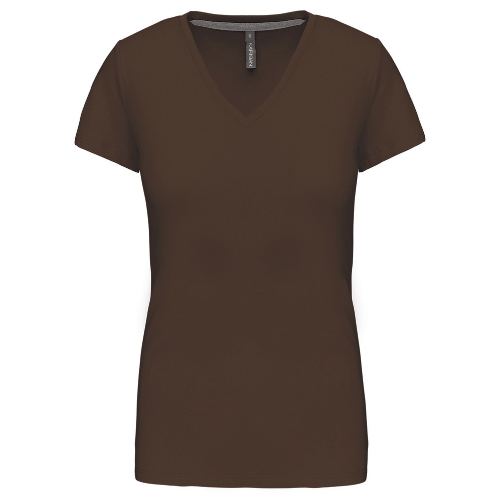 Kariban K381 - T-SHIRT COL V MANCHES COURTES FEMME