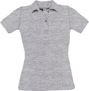 B&C CGPW455 - Polo Piqué Femme Heather Grey