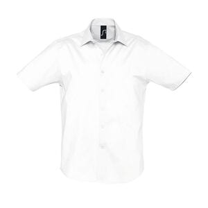 SOL'S 17030 - Broadway Chemise Homme Stretch Manches Courtes Blanc