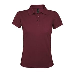 SOL'S 00573 - PRIME WOMEN Polo Femme Polycoton Bordeaux