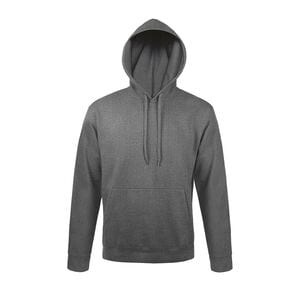 SOL'S 47101 - SNAKE Sweat Shirt Unisexe à Capuche Anthracite chiné