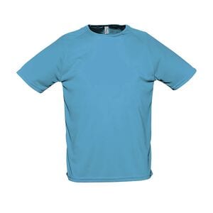 SOL'S 11939 - SPORTY Tee Shirt Manches Raglan Aqua