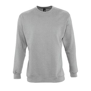 SOL'S 01178 - SUPREME Sweat Shirt Unisexe Col Rond Gris Chiné