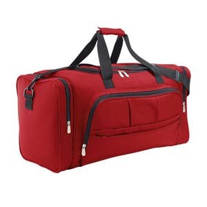 SOL'S 70900 - WEEK-END Sac De Voyage Multi Poches En Polyester 600 D Rouge