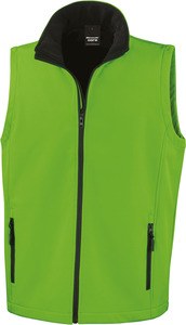 Result R232M - Body Softshell "Printable" Homme Vivid Green/ Black