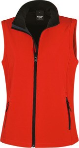 Result R232F - Gilet Polaire sans Manche Femme Red / Black