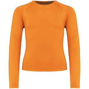 ProAct PA006 - T-SHIRT DOUBLE PEAU SPORT MANCHES LONGUES ENFANT Orange