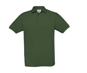 B&C BC410 - Polo Homme Coton Safran Bottle Green