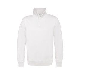 B&C BCID4 - Sweatshirt Col Zippé Homme