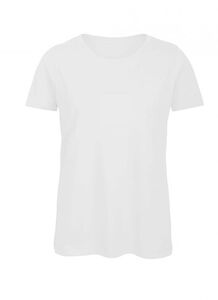 B&C BC043 - Tee-Shirt Femme Coton Organique Blanc