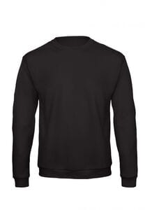 B&C ID202 - Sweat Coupe Droite Noir