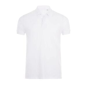 SOL'S 01708 - PHOENIX MEN Polo Coton élasthanne Homme Blanc