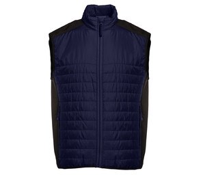 Pen Duick PK315 - Bodywarmer  bi-matière matelassé Navy/Black