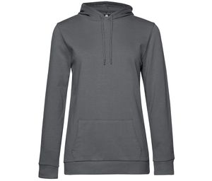 B&C BCW04W - Sweat capuche # femme Elephant Grey