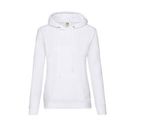 Fruit of the Loom SC269 - Sweat À Capuche Femme Avec Poche Kangourou White