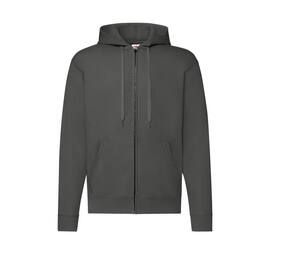 Fruit of the Loom SC374 - Sweat à capuche zippé homme Light Graphite