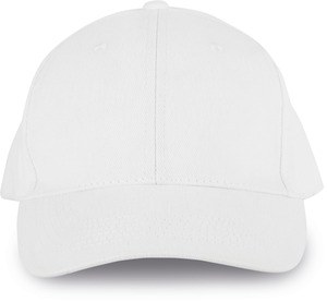 K-up KP134 - Casquette 6 panneaux en coton bio White