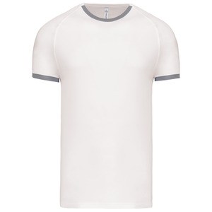 Proact PA406 - T-shirt performance White / Fine Grey