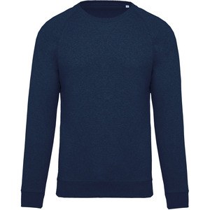 Kariban K480 - Sweat-shirt BIO col rond manches raglan homme French Navy Heather