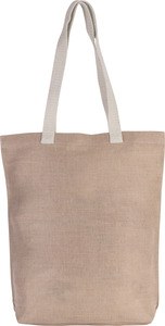 Kimood KI0229 - Sac shopping en juco Naturel