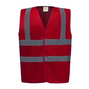 Yoko YHVW100 - Gilet haute visibilité Rouge