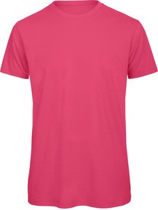 B&C CGTM042 - T-shirt Organic Inspire col rond Homme Fuchsia