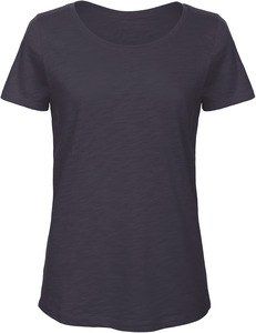 B&C CGTW047 - T-shirt Organic Slub Inspire Femme Chic Navy