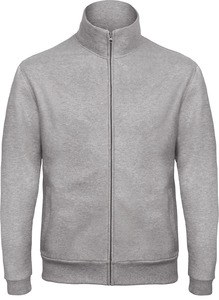 B&C CGWUI26 - Veste molleton zippée ID.206 Heather Grey