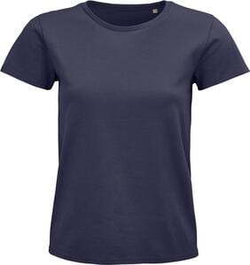 SOL'S 03579 - Pioneer Women Tee Shirt Femme Jersey Col Rond Ajusté Gris souris