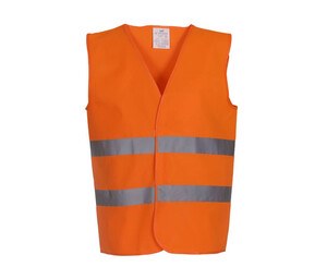 Label Serie YK102 - Gilet De Sécurité Hi Vis Orange