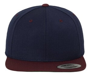 FLEXFIT 6089MT - Casquette Snapback bicolore Navy / Maroon