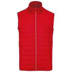 Proact PA235 - Veste sport bi-matière sans manches Sporty Red