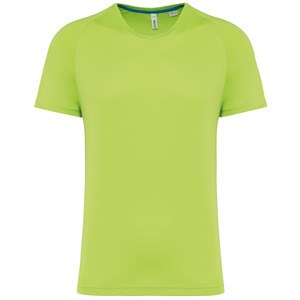 Proact PA4012 - T-shirt de sport à col rond recyclé pour homme Lime