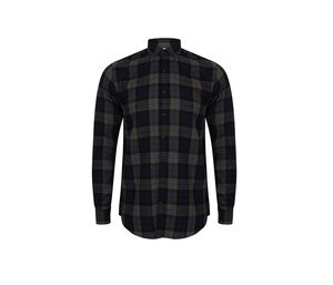 SF Men SF560 - Chemise décontractée à carreaux Navy/Check