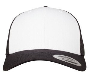 FLEXFIT 6606CF - Casquette américaine Black / White / Black