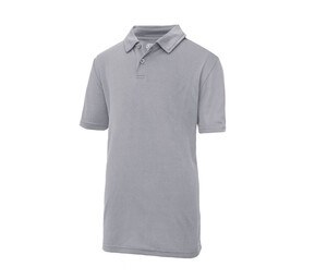 JUST COOL JC040J - Polo enfant respirant Heather Grey