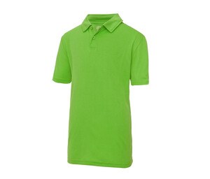 JUST COOL JC040J - Polo enfant respirant Lime Green