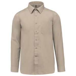 Kariban K545 - JOFREY > CHEMISE MANCHES LONGUES Beige