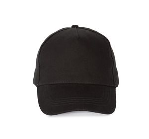 K-up KP162 - Casquette coton épais - 5 panneaux Black