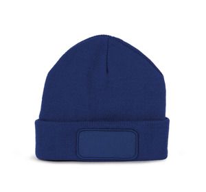 K-up KP894 - Bonnet avec patch et doublure Thinsulate™ Royal Blue