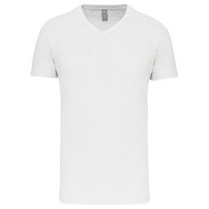 Kariban K3028IC - T-shirt Bio150IC col V homme White