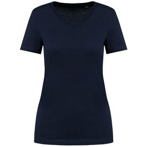 Kariban Premium PK305 - T-shirt Supima® col V manches courtes femme Deep Navy