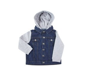 LARKWOOD LW750 - Veste en jean Blue / Heather Grey