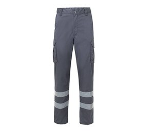 VELILLA V3014S - PANTALON STRETCH MULTIPOCHES À BANDES REFLECHISSANTES